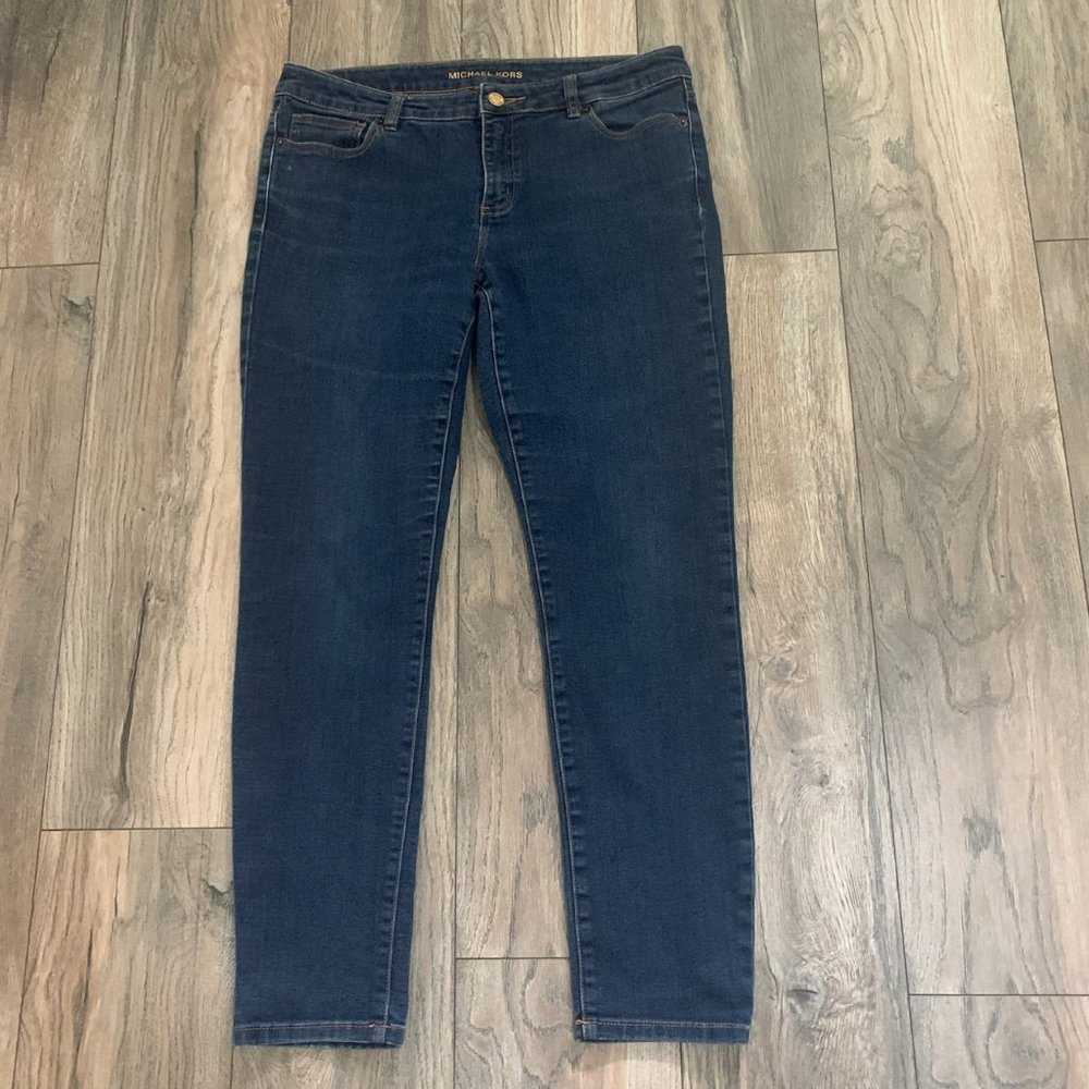 MICHAEL KORS STRETCH SKINNY JEANS‎ 8-NICE!